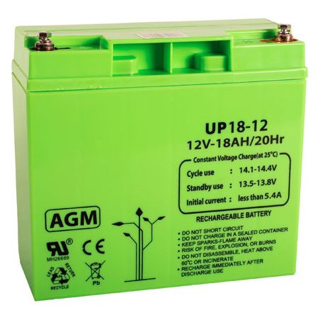 Queen Alarm SS_12V17AH Batterie 12V, 17 Ampères.