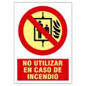 SIGNS-4175B-2129 - Sinage poster, Fire protection equipment, Do not use…