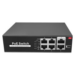 SW0604POE-65-E - PoE Switch, 4 PoE port(s) + 2 Up-link port(s), Speed…