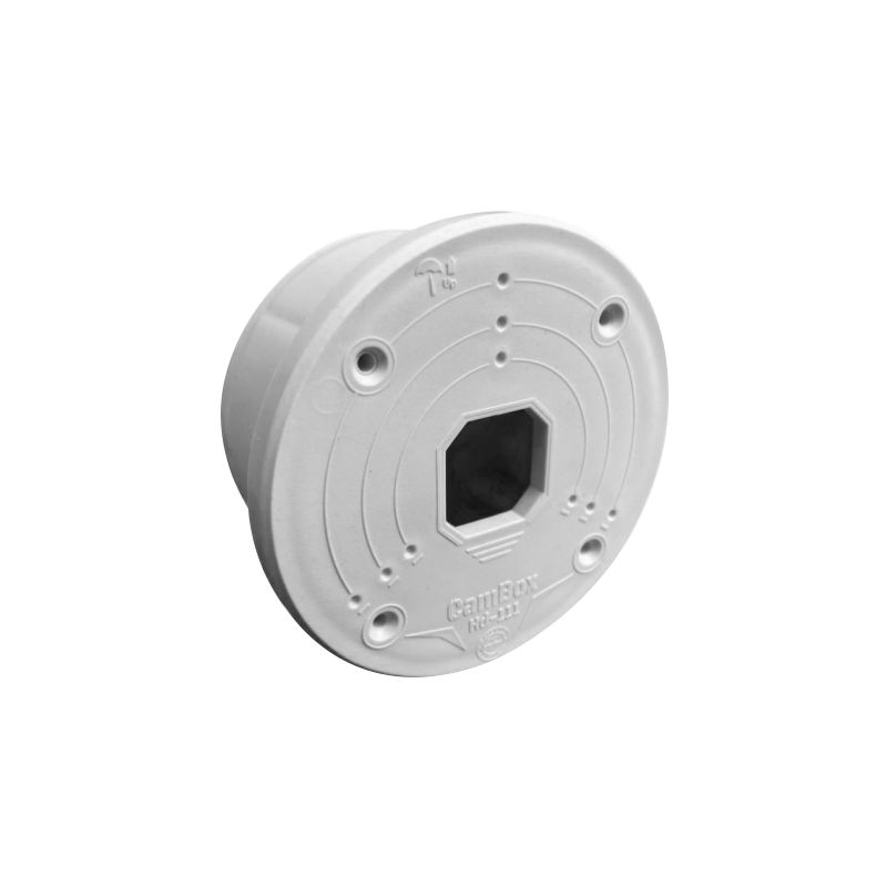 CBOX-HD-111 - Junction box for dome cameras, White colour, Made of…