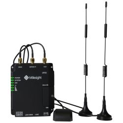 MS-UR32-L04EU-G-P - Milesight, Router Industrial 4G GPS PoE, 2 puertos…
