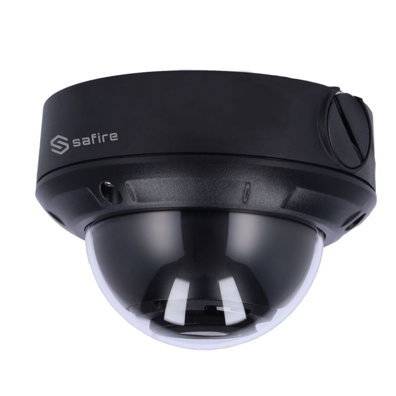 Safire SF-IPD834ZW-4E-BLACK - Caméra Dôme IP 4 Megapixel, 1/3\" Capteur Progressive…