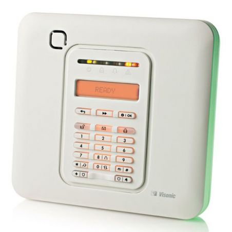 Visonic PMASTER-10 0-103547 Compact control panel via radio 30…