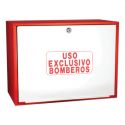 Siex M000787 Red IPF-41 surface box / White blind door