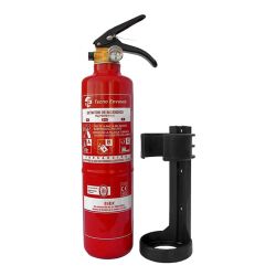 Siex T000025P Extintor Portátil de Incendio de 1 kg de polvo…