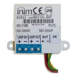 Inim EU311 Micromodule d'entrée/sortie avec isolateur intégré