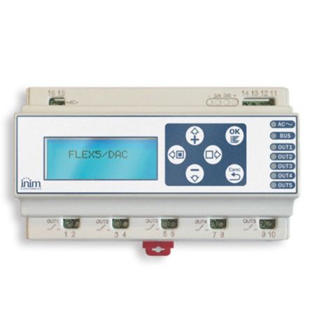 Inim FLEX5-DAC Módulo expansor de saída de 230V