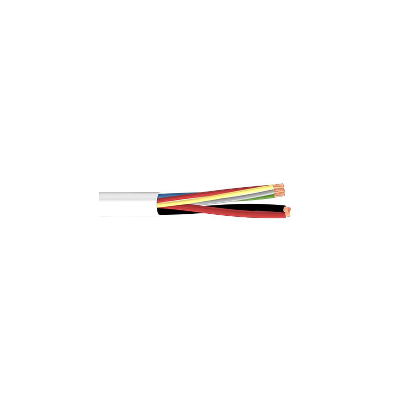 Fabricable CFA-062-HF Rouleau de 100m de câble souple 6+2 fils…