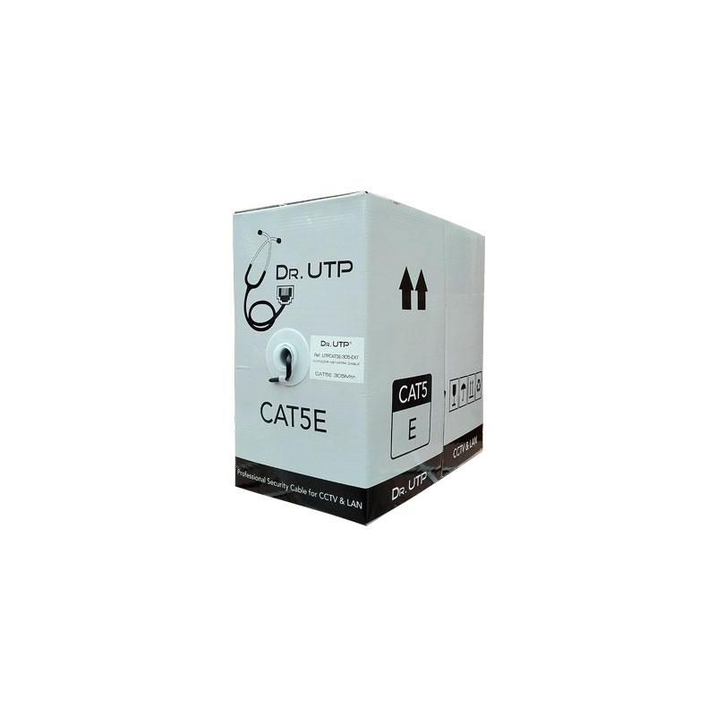Drutp UTPCAT5E-305-EXT Bobina 305mts Cable UTP CAT5e para…