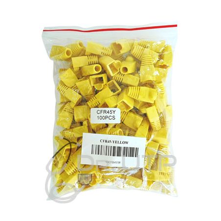 Drutp CFR45-YELLOW Yellow Cap for RJ45 Connector in Bag 100 units