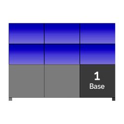 Dahua BaseofDisplayUnit Suporte de piso com base padrão para…