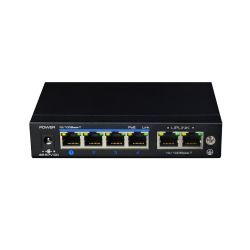 Utepo UTP3-SW04-TP60 Switch PoE+ 4 puertos 10/100 + 2 Uplink…