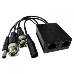 Drutp DR-UTP-VP-4M UTP Video+Power Converter Kit para…