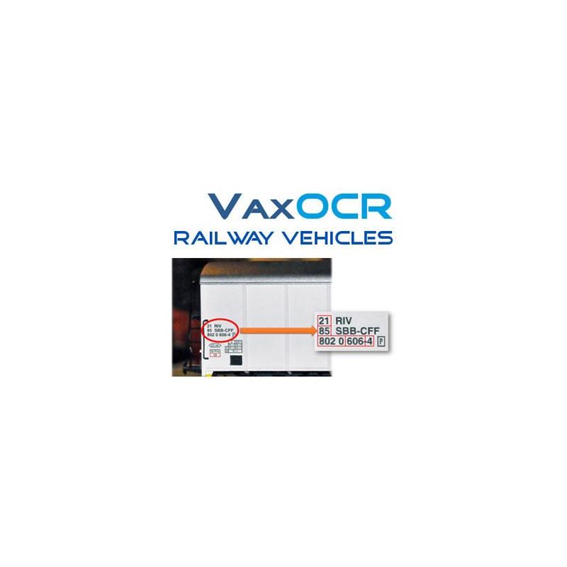 Vaxtor VAX-UIC-RW VaxOCR Railway UIC, Logiciel de détection et…