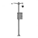 Global BACULO-60-GRIS 6m high detachable staff in galvanized…