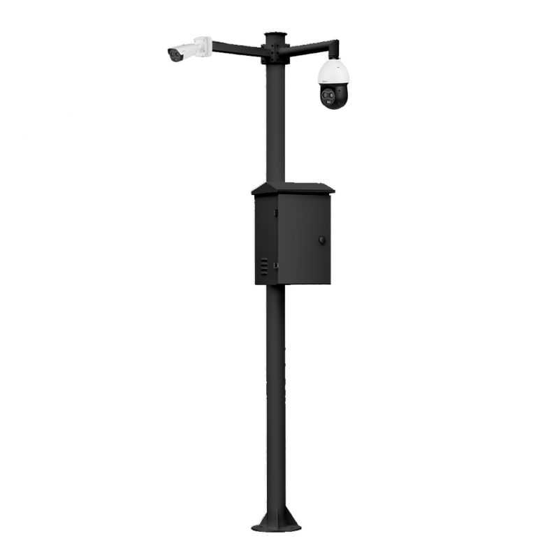 Global BACULO-60-NEGRO 6m high detachable staff in galvanized…