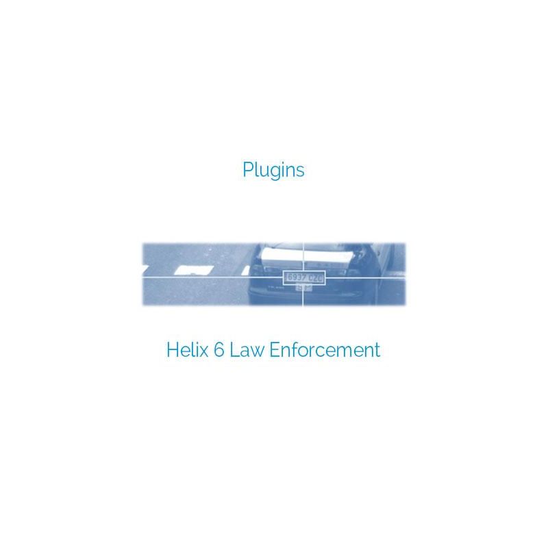 Vaxtor HELIX-PLG-SAN Law Enforcement Plug-in, Composant de Helix…