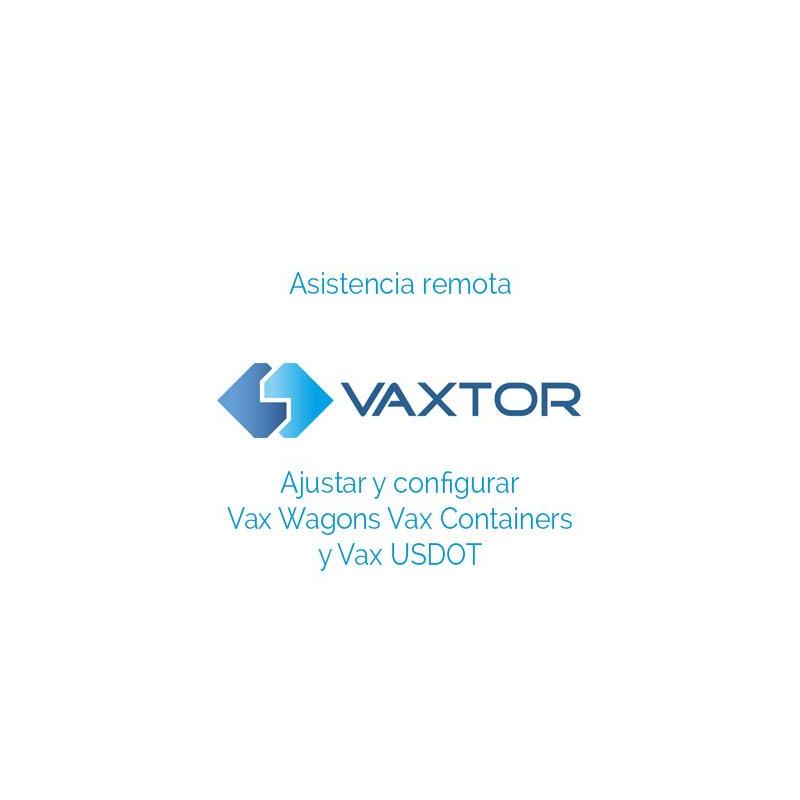 Vaxtor RCON-VOCR Assistência remota para ajustar e configurar…