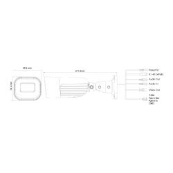 Provision I6-340IPE-MVF Tubular IP 4MP H265 WDR IR60m 2,8-12mm…