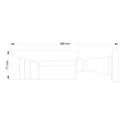 Provision I4-390AVF Tubular AHD 4EN1 1080P IR40m 2.8-12mm VF IP66