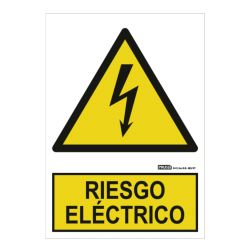 Implaser AD08-A4 Electrical risk sign 29.7x21cm