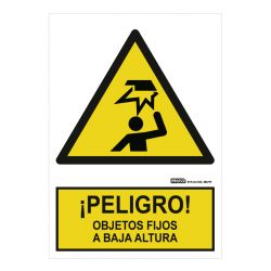 Implaser AD29-A4 Sign Danger fixed objects at low height…