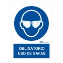 Implaser OB03-A4 Mandatory sign use of glasses 29.7X21cm