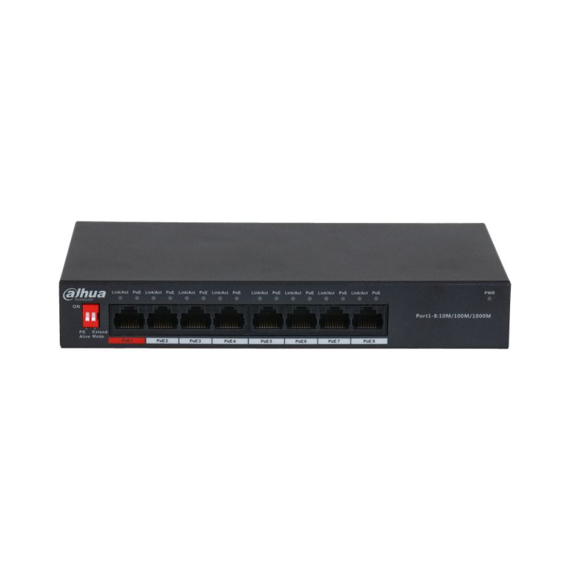 Dahua DH-PFS3008-8GT-96-V2 Switch PoE Dahua no gestionable