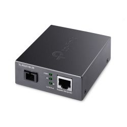 TP-LINK TL-FC311B-20 conversor de rede de média 1000 Mbit/s 1550 nm Modo único Preto