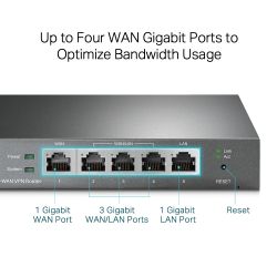 TP-LINK TL-R605 router 10 Gigabit Ethernet, 100 Gigabit Ethernet Negro