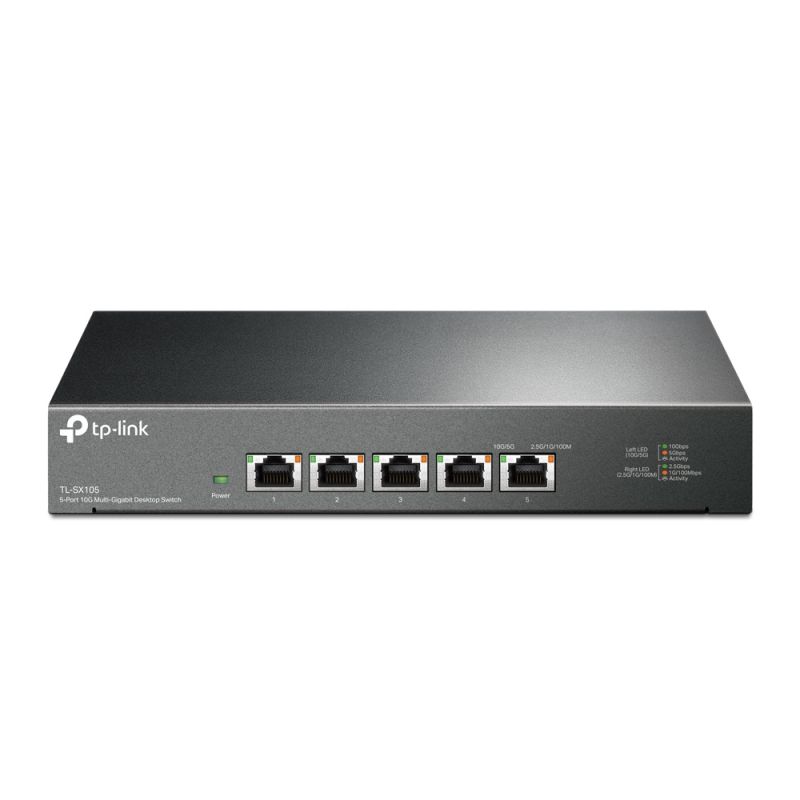TP-LINK TL-SX105 switch No administrado 10G Ethernet (100/1000/10000) Negro