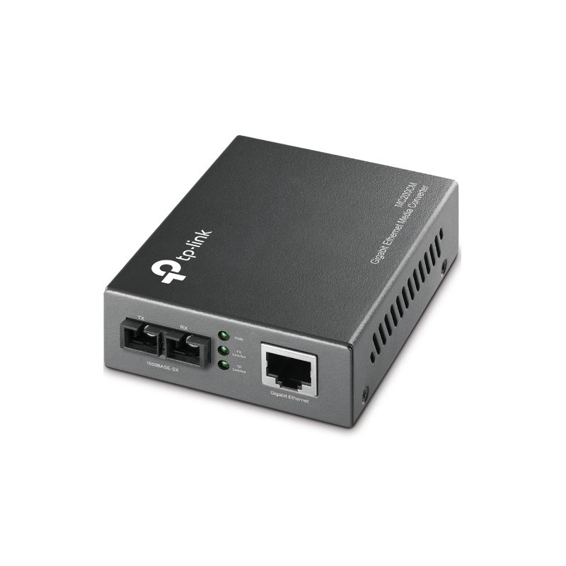 TP-LINK MC200CM convertisseur de support réseau 1000 Mbit/s 850 nm Multimode Noir