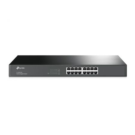 TP-LINK TL-SG1016 network switch Unmanaged Gigabit Ethernet (10/100/1000) 1U Black