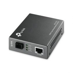 TP-LINK MC112CS conversor de rede de média 100 Mbit/s Modo único Preto
