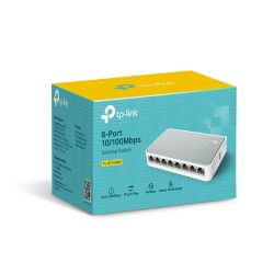 TP-LINK TL-SF1008D switch No administrado Fast Ethernet (10/100) Blanco