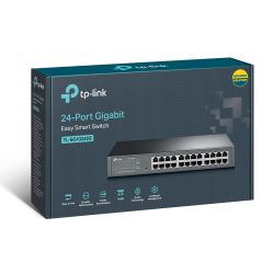 TP-LINK TL-SG1024DE switch de rede Gerido L2 Gigabit Ethernet (10/100/1000) Preto