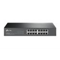 TP-LINK TL-SG1016DE commutateur réseau Géré L2 Gigabit Ethernet (10/100/1000) Noir