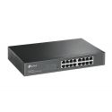 TP-LINK TL-SG1016DE commutateur réseau Géré L2 Gigabit Ethernet (10/100/1000) Noir