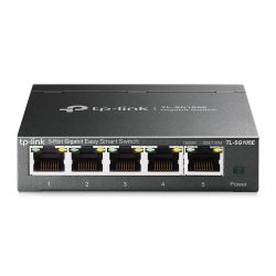 TP-LINK TL-SG105E switch de rede L2 Gigabit Ethernet (10/100/1000) Preto