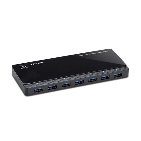 TP-LINK UH720 hub & concentrateur USB 3.2 Gen 1 (3.1 Gen 1) Micro-B 5000 Mbit/s Noir