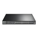TP-LINK T3700G-28TQ switch Gestionado L3 Gigabit Ethernet (10/100/1000) 1U Negro
