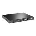 TP-LINK T3700G-28TQ network switch Managed L3 Gigabit Ethernet (10/100/1000) 1U Black