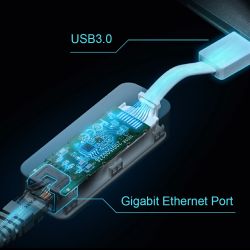 TP-LINK UE300 adaptador y tarjeta de red Ethernet 1000 Mbit/s
