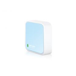 TP-LINK 300Mbps Wireless N Nano Router router sem fios Fast Ethernet Single-band (2,4 GHz) 4G Azul, Branco