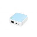 TP-LINK 300Mbps Wireless N Nano Router router inalámbrico Ethernet rápido Banda única (2,4 GHz) 4G Azul, Blanco
