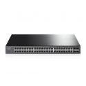 TP-LINK T1600G-52PS network switch Managed L2+ Gigabit Ethernet (10/100/1000) Power over Ethernet (PoE) 1U Black