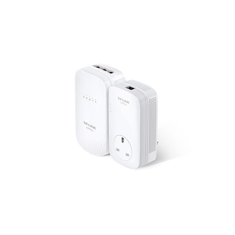 TP-LINK TL-WPA8730 KIT adaptador de red PowerLine 1750 Mbit/s Ethernet Wifi Blanco 2 pieza(s)