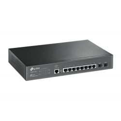 TP-LINK T2500G-10TS switch de rede Gerido L2/L3/L4 Gigabit Ethernet (10/100/1000) 1U Preto