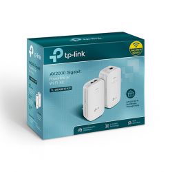 TP-LINK TL-WPA9610 KIT adaptador de rede PowerLine 2000 Mbit/s Ethernet LAN Wi-Fi Branco 2 unidade(s)