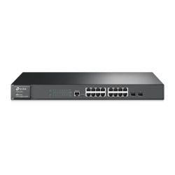 TP-LINK T2600G-18TS commutateur réseau Géré L2 Gigabit Ethernet (10/100/1000) Noir